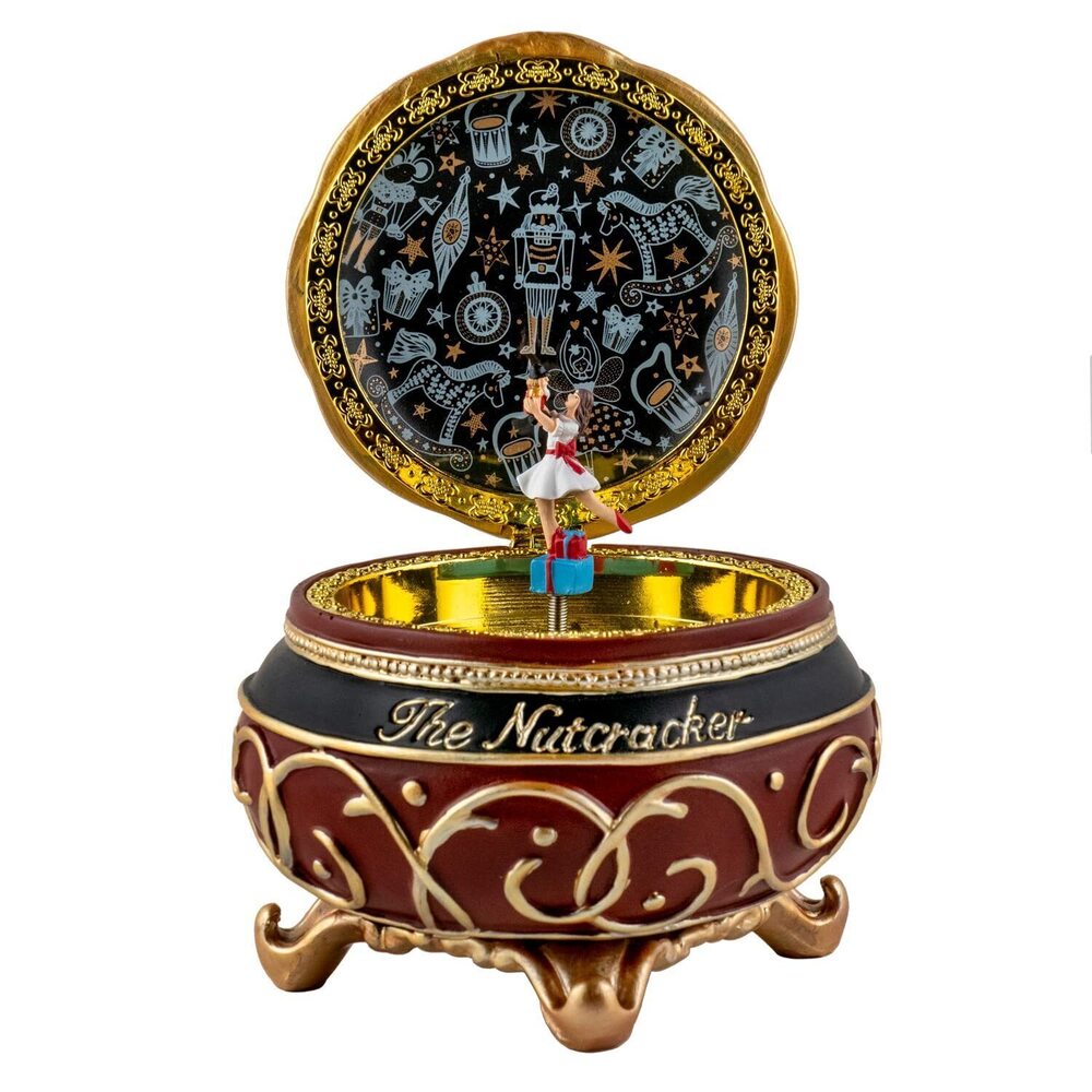 4530 Musical Nutcracker Trinket Box